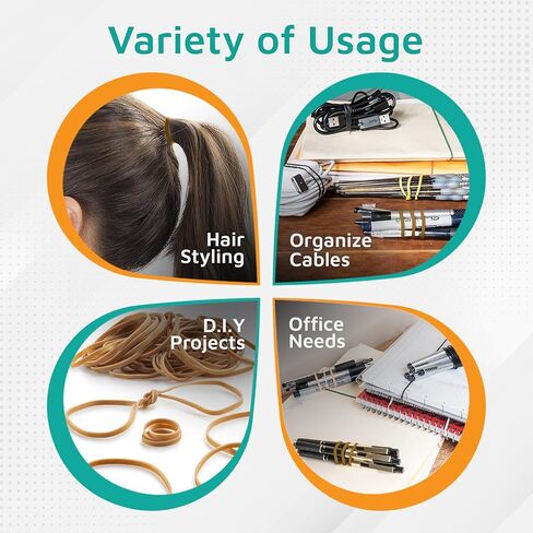 PlasticMill Rubber Bands - #33 Size - Natural Rubberbands - 100 Count. in Kuwait