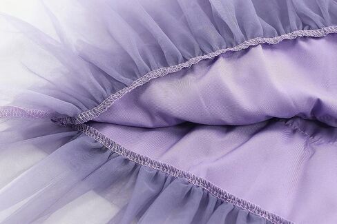 KISBINI Toddler Girls Tiered Maxi Skirt A-Line Long Tulle Skirts for Girls in Kuwait
