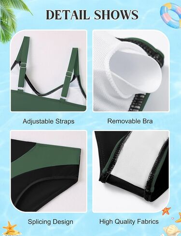 Girls Swimsuits Bikini Set Color Block Criss Cross V Neck Teen Girl Swimsuit Two Piece Cut Bathing Suit in Saudi Arabia