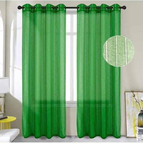 Curtains Esmerald Color, 52w x 84l (2 Panels) in Saudi Arabia