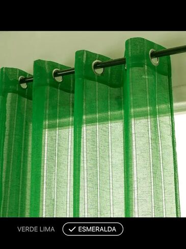 Curtains Esmerald Color, 52w x 84l (2 Panels) in Saudi Arabia