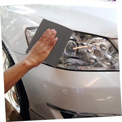 Happyyami 1SET Auto Sandpaper Kit لاستعادة المصباح الأمامي ألواح الصنفرة الجافة الرطبة للقضاء على الخدوش تعزز وضوح الرؤية لقيادة أكثر أمانًا تلميعًا شاملاً in Saudi Arabia