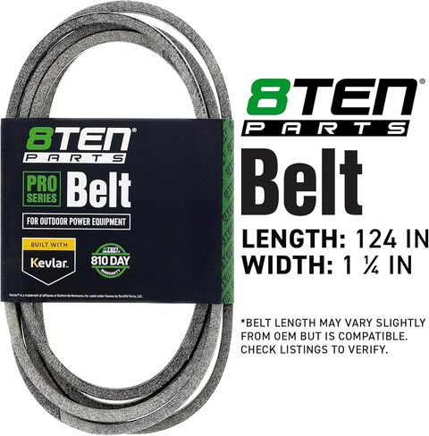 8TEN Kevlar Belt for Kubota RCK60 RCK60P RCK60R K5828-34710 K5647-34710 124 1/4 x 1 1/4 in Saudi Arabia