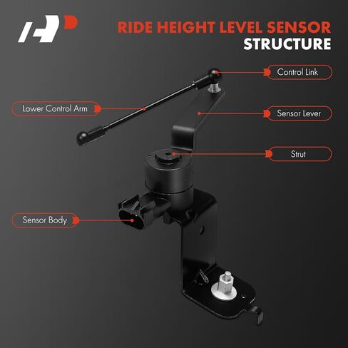 A-Premium Ride Height Level Sensor Compatible with Chevrolet Tahoe, Suburban & GMC Yukon, Yukon XL & Cadillac Escalade, Escalade ESV, 2021 2022 2023 2024 2025, Rear Left Driver Side in Saudi Arabia