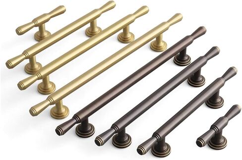 أوروبي بسيط من النحاس النحاس الأثاث الأثاث درج الأجهزة مقبض الأجهزة إكسسوارات الباب مقبض النحاس اللون (1060 96COFFEE) in Kuwait