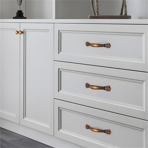 Cabinet Handles Wardrobe Kitchen Handles Cabinet Door Drawer Furniture Hardware(13 Brown) in Saudi Arabia