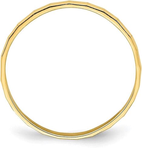 14k Yellow Gold Bamboo Toe Ring Fine Jewelry Gifts For Her, Size 3 in Saudi Arabia
