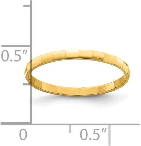 14k Yellow Gold Bamboo Toe Ring Fine Jewelry Gifts For Her, Size 3 in Saudi Arabia