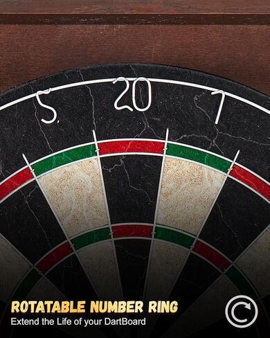 مجموعات خزانة لوح رمي السهام من السيزال، ألواح رمي السهام المزخرفة للبالغين [12 * سهام فولاذية] - خزانة خشبية مع لوحة نتائج مدمجة لغرف الألعاب العائلية [مشمش] in Kuwait