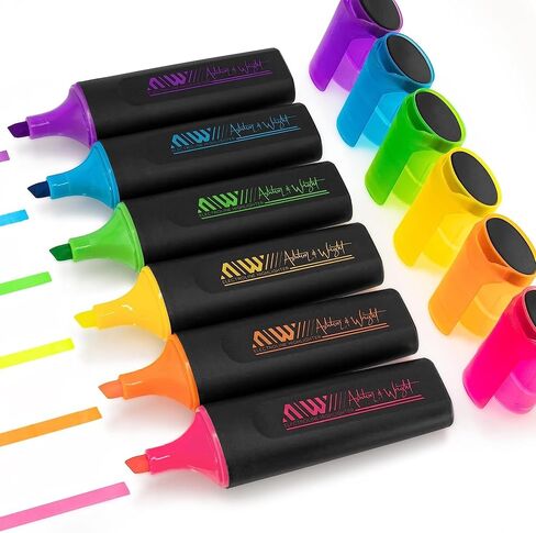 Ashton and Wright - ElectroLine Classic Highlighters - Neon 6 Pack in Kuwait