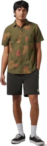 Brixton - Mens Charter Print Woven Shirt in Kuwait