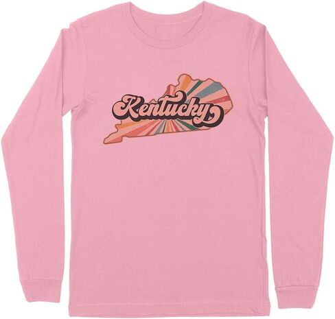 Retro Kentucky Kids Long Sleeve T-Shirt Youth in Saudi Arabia