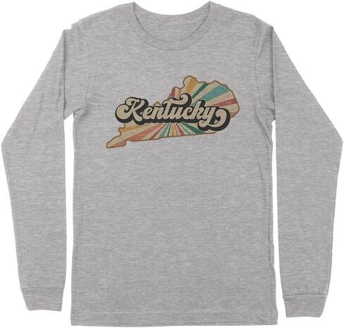 Retro Kentucky Kids Long Sleeve T-Shirt Youth in Saudi Arabia