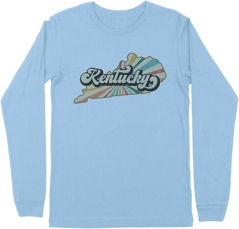 Retro Kentucky Kids Long Sleeve T-Shirt Youth in Saudi Arabia