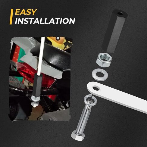 M MATI QUICK FLAGER POLLER BOLDER Black Hold 1/4 '' 'Flag Poles لـ UTV طوال العام لـ ATV طوال العام للدراجات النارية طوال العام لسنة الدراجة الترابية in Saudi Arabia