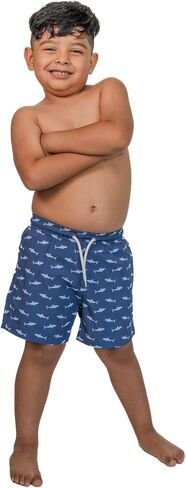 BERMIES Boys’ Swim Trunks with Compression Liner - Anti-Chafing, Quick-Dry, UPF 50+, Eco-Friendly Fabric in Saudi Arabia