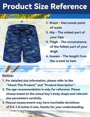 Olreco Boys Swim Trunks with Compression Liner Kids Bathing Suit Boys Board Shorts Quick Dry Teen Swimsuit Kids Swim Shorts in Saudi Arabia