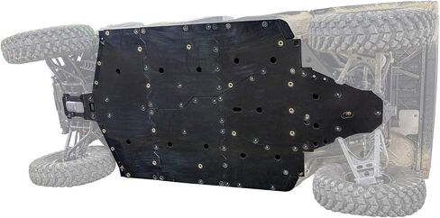 SuperATV 1/2" Thick UHMW Skid Plate for 2021+Polaris Ranger XP 1000 Crew (See Fitment) | Fully Protect Your Machine's Undercarriage | Full Front-to-Back Protection | Made in the USA in Kuwait