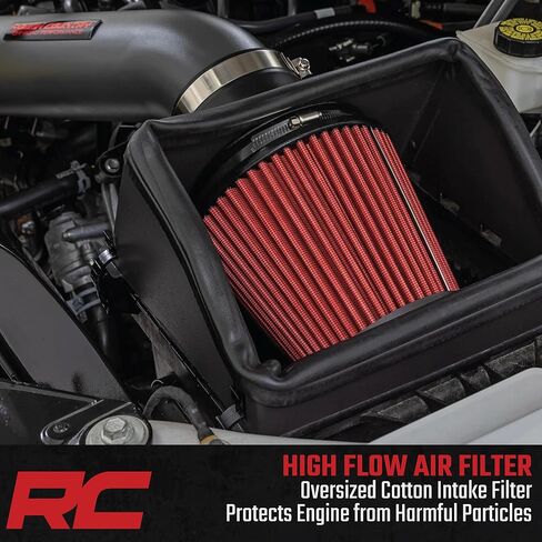 Rough Country Cold Air Intake for Ford F-150 (2021-2025) V8/5.0L - Increases Horsepower, Towing Power & Acceleration in Saudi Arabia