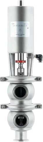 Spring Plunger with Pull Ring, 3" Tri Clamp OD 91MM Pneumatic Reversing Valve Actuator Single Acting 304(PMXRB M10) in Saudi Arabia