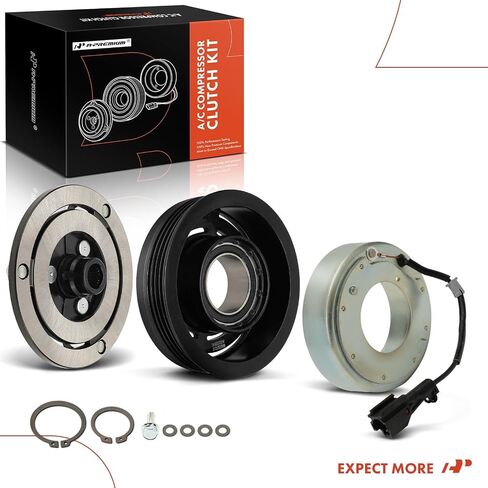 A-Premium Air Conditioner AC Compressor Clutch Kit Compatible with Subaru Forester 2008-2013 2.5L, Forester 2014, Impreza 2008-2014 2.5L, WRX 2015, WRX STI 2015 in Saudi Arabia