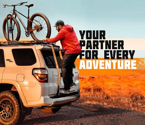 سلم سقف القمة متوافق مع تويوتا 4runner - سيارات سلم الفقس الألمنيوم على الطرق in Kuwait