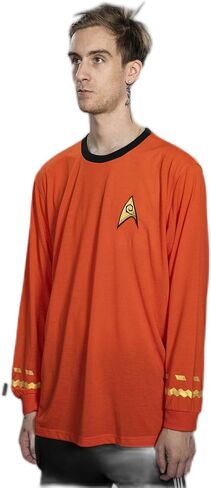 Star Trek Long Sleeve Halloween Costume T-Shirt Captain Kirk Engineering Cosplay in Kuwait