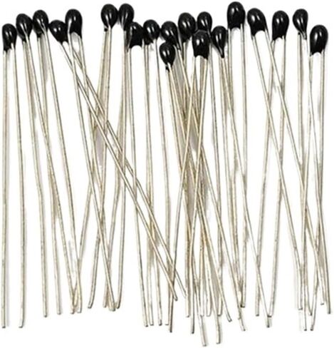 10PCS Thermistor Thermal Resistor MF52 NTC-MF52AT 1K 1.5K 2K 2.2K 2.5K 2.7K 3K 3.3K 5K 10K 15K 20K 40K 50K 100K(3K) in Saudi Arabia