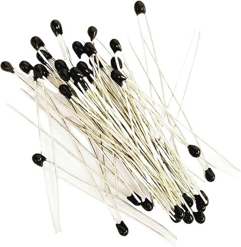 10PCS Thermistor Thermal Resistor MF52 NTC-MF52AT 1K 1.5K 2K 2.2K 2.5K 2.7K 3K 3.3K 5K 10K 15K 20K 40K 50K 100K(3K) in Saudi Arabia