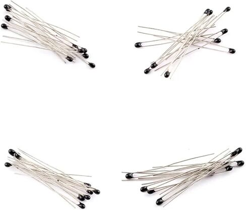 100pcs NTC Thermistor Hermal Resevertor Kit NTC-MF52AT المقاومات مجموعة 1.5K 2.2K 2.7K 3.3K 4.7K 6.8K 30K 40K 47K 100K B4250 1 ٪ in Saudi Arabia