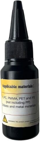 UV Glue Kit with uv Light, Liquid Plastic Welder, Glass Repair Fluid, Cures Quickly, Plastic, Glass, Metal Adhesive Repair for Home, Outdoors. (2Pack-20ML+Light) in Saudi Arabia
