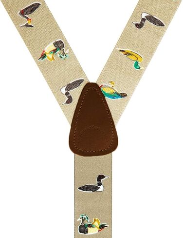 Novelty Duck Design Suspenders - 1.5-Inch Wide Elastic - Y-Back - Button - 3 Sizes in Saudi Arabia