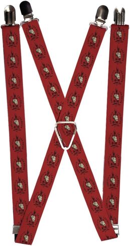 Buckle-Down Unisex-Adult's Suspender-Pirates, Multicolor, One Size in Saudi Arabia