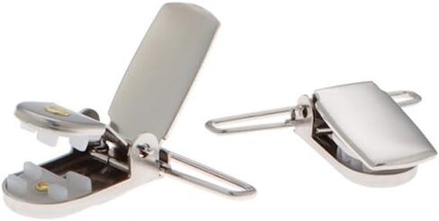 حمالات تصميم الصياد الجدة - مرونة بعرض 1.5 بوصة - X -Back - مقطع النيكل - 3 أحجام in Kuwait