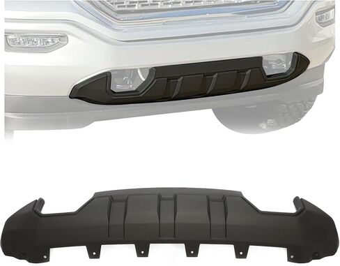 HECASA Front Bumper Skid Plate Compatible with 2016 2017 2018 2019 GMC Sierra 1500 Lower Bumper Valance Panel 23243494 GM1015123 23243493 Replace Only Black in Saudi Arabia