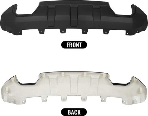 HECASA Front Bumper Skid Plate Compatible with 2016 2017 2018 2019 GMC Sierra 1500 Lower Bumper Valance Panel 23243494 GM1015123 23243493 Replace Only Black in Saudi Arabia