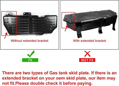 HECASA Fuel Tank Skid Plate Guard Compatible with 2005-2010 Jeep Grand Cherokee 2006 2008 2009 Jeep Commander Replacement for 52090270AF in Saudi Arabia