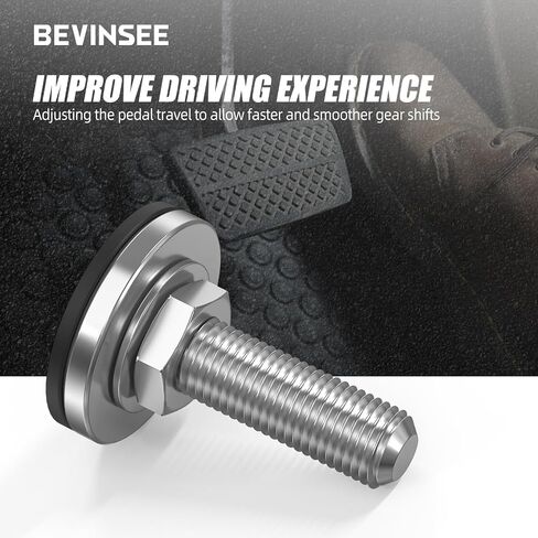 Bevinsee Car Clutch Stop متوافق مع BWM 3 Series E46 E30 E36 ، 5 Series E39 ، 325 325i 325xi 330i 328i M3 Z3 Z4 ، محطات القابض ، توقف النايلون والفولاذ المقاوم للصدأ in Saudi Arabia