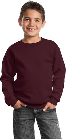 Port and Company Crewneck Sweatshirt (PC90Y) Maroon ، XL in Saudi Arabia