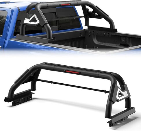 Roll Bar with Cargo Carrier Basket for Full Size Trucks Adjustable Chase Rack Sport Bar for Truck Compatible with Ford F150 & Ram & Silverado & Toyota Tundra & GMC Sierra in Saudi Arabia