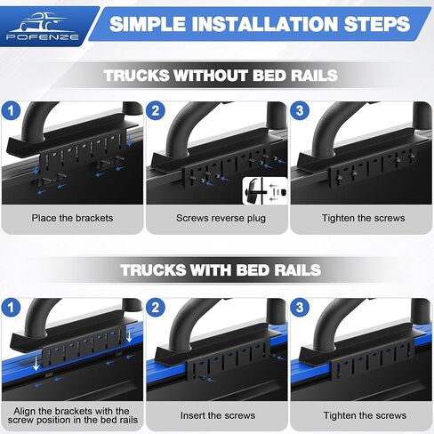 Roll Bar with Cargo Carrier Basket for Full Size Trucks Adjustable Chase Rack Sport Bar for Truck Compatible with Ford F150 & Ram & Silverado & Toyota Tundra & GMC Sierra in Saudi Arabia