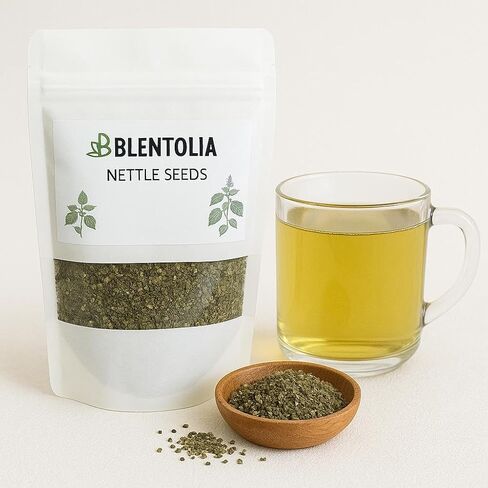 Blentolia Nettle Seeds – 100% Natural & Raw – Supports Energy, Detox & Wellness – Herbal Superfood for Smoothies, Teas, Salads – 250g Resealable Bag in Saudi Arabia