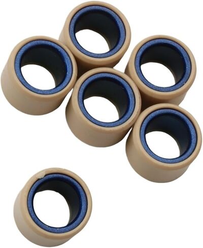 6pc 7g 11g 12g 16g 20x15mm rowler rowler fit for pcx150 sh150 sh125 pcx125 125cc 150cc 4t (Ivory) in Saudi Arabia