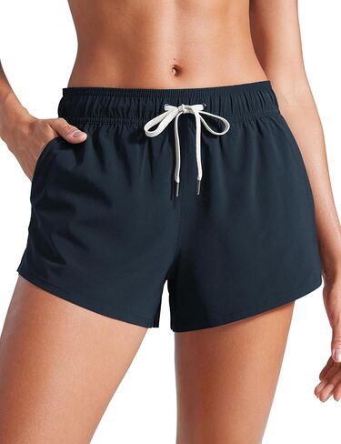 CRZ Yoga Womens 3 "Mid Pherced Swim Board Shorts Side Switche in Saudi Arabia