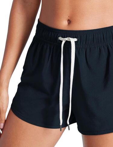 CRZ Yoga Womens 3 "Mid Pherced Swim Board Shorts Side Switche in Saudi Arabia