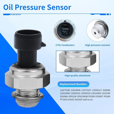 12677836 Oil Pressure Sensor Switch 12616646 with Filter Socket Replacement for Chevrolet Express Silverado Suburban 1500 2500 3500 Tahoe Corvette Avalanche Impala GMC Sierra Savana Yukon 2003-2008 in Saudi Arabia