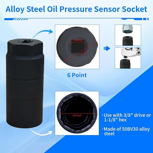 12677836 Oil Pressure Sensor Switch 12616646 with Filter Socket Replacement for Chevrolet Express Silverado Suburban 1500 2500 3500 Tahoe Corvette Avalanche Impala GMC Sierra Savana Yukon 2003-2008 in Saudi Arabia