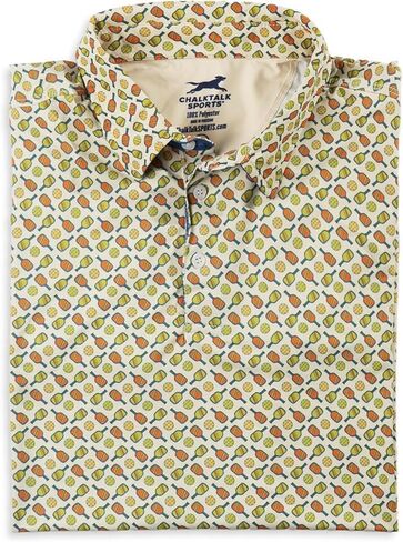 ChalkTalkSPORTS Pickleball Short Sleeve Polo Shirts - Pickleball Performance Sport Polo - Youth & Adult Sizes in Saudi Arabia