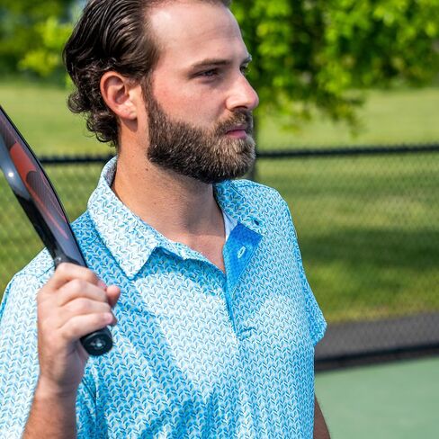 ChalkTalkSPORTS Pickleball Short Sleeve Polo Shirts - Pickleball Performance Sport Polo - Youth & Adult Sizes in Saudi Arabia