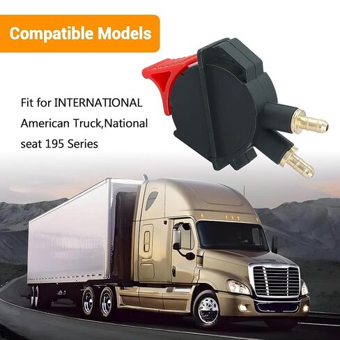 SK165305 SK146701 2586418C91 229697-01 High Pressure Red Seat Height Adjust Air Valve Rocker Switch Control Fit for International American Truck National seat 195 Series air seat in Kuwait